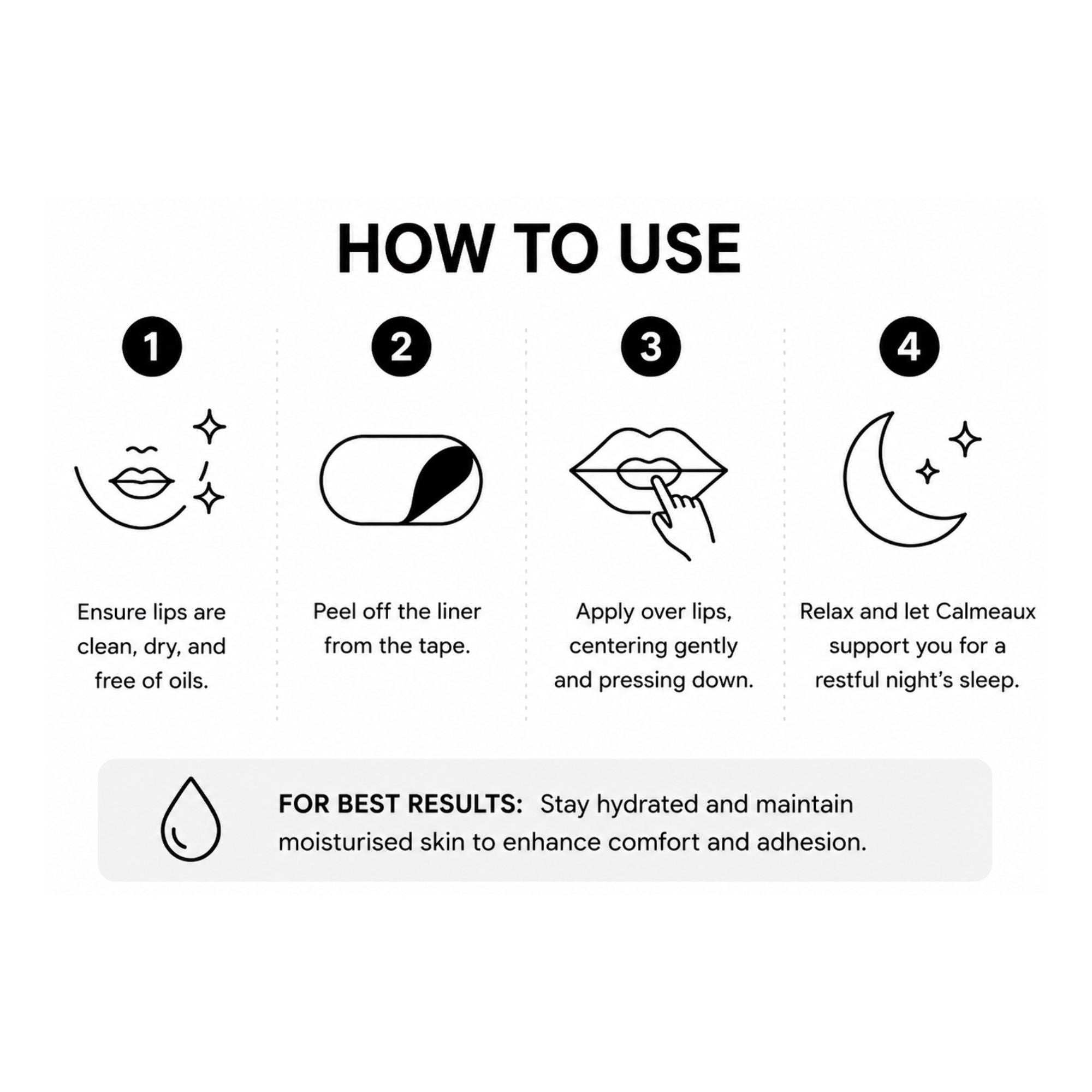 Mouth Tape for Sleeping – Sleep Tape Strips for Better Sleep & Nose Breathing, Gentle Skin Friendly Adhesive, Latex Free & BPA Free (30 Count)